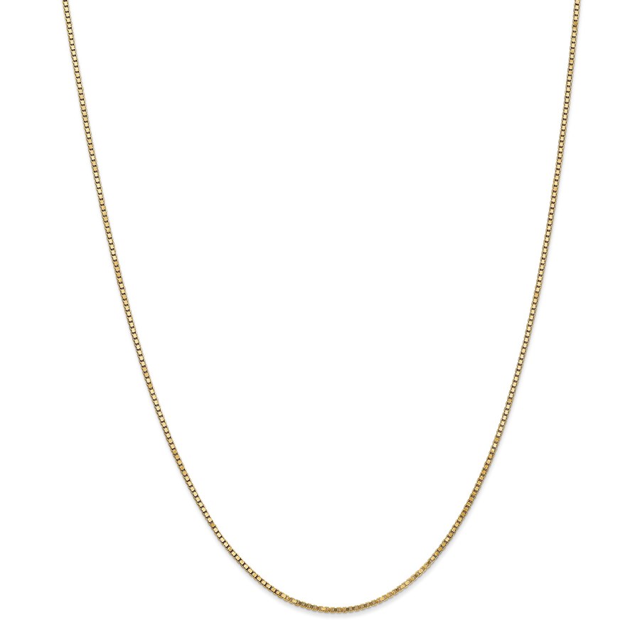 14k 1.3 mm Box Chain Necklace - 24 in.