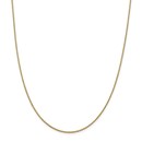 14k 1.4 mm Solid Polished Cable Chain Necklace - 20 in.