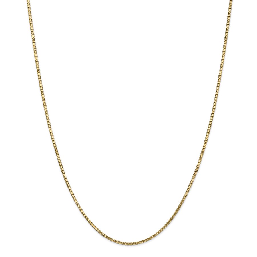 14k 1.5 mm Box Chain Necklace - 24 in.