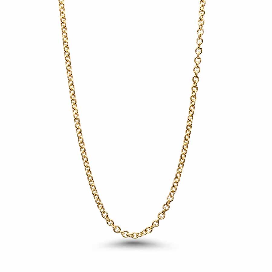 14K 1.6 mm Round Cable Chain - 16 in.