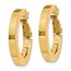 14k 15 mm Hoop Earrings