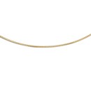 14K 1MM Round Detachable clasp Omega Necklace - 16 in.