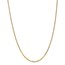 14k 2.2 mm Beveled Curb Chain Necklace - 20 in.