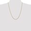 14k 2.25 mm Flat Figaro Chain Necklace - 24 in.