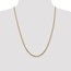 14k 2.9 mm Beveled Curb Chain Necklace - 24 in.