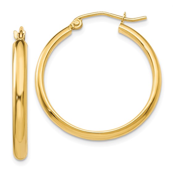 14k 25 mm Polished Hoop Earring 14k 25 mm Polished Hoop Earring