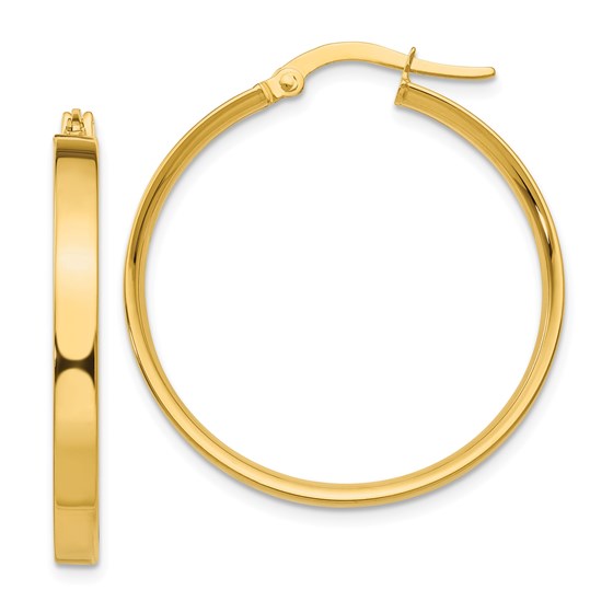 14k 27 mm Hoop Earrings 14k 27 mm Hoop Earrings