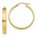 14k 28 mm Polished Hoop Earring