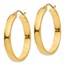 14k 28 mm Polished Hoop Earring