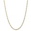 14k 3.00 mm Flat Figaro Chain Necklace - 22 in.