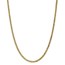 14k 3.2 mm Beveled Curb Chain Necklace - 24 in.