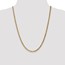 14k 3.2 mm Beveled Curb Chain Necklace - 24 in.