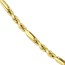 14K 3 mm Diamond Cut Figarope Milano Chain - 22in.