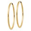 14k 30 mm Round Endless Hoop Earrings