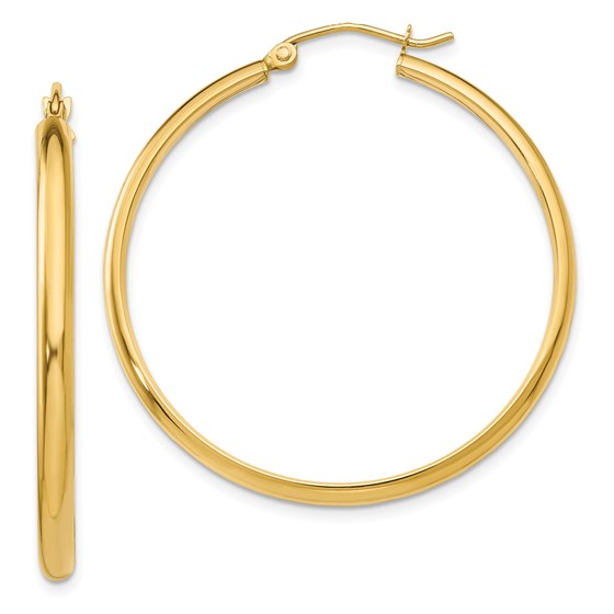 14k 37 mm Polished Hoop Earring 14k 37 mm Polished Hoop Earring