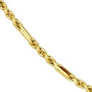 14K 4 mm Diamond Cut Figarope Milano - 30in.