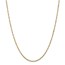 14k .5 mm Cable Rope Chain Necklace - 18 in.