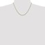14k .5 mm Cable Rope Chain Necklace - 18 in.