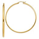 14k 56 mm Polished Hoop Earring