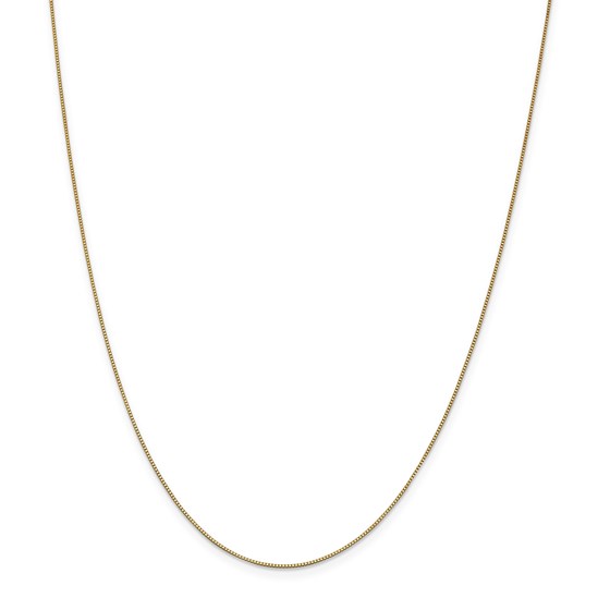 14k .7 mm Box Chain Necklace - 30 in.