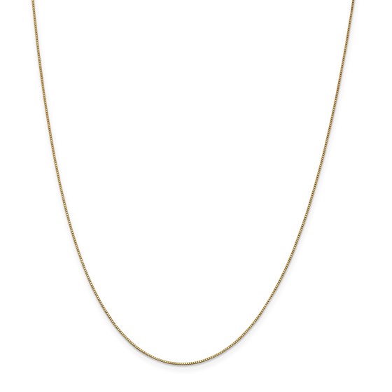 14k .7 mm Box Chain Necklace - 30 in. 14k .7 mm Box Chain Necklace - 30 in.