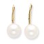 14k 8-9 mm Cultured Pearl Leverback Earrings