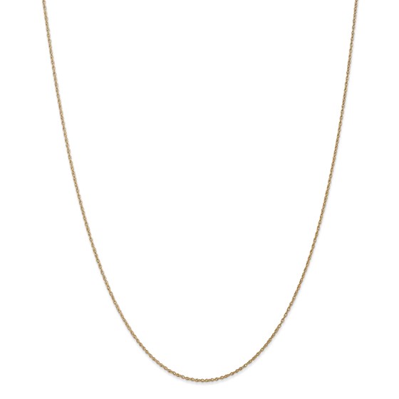 14k .8 mm Light-Baby Rope Chain Children's Necklace - 14 in.