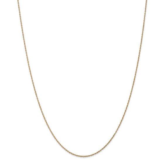 14k .8 mm Light-Baby Rope Chain Children's Necklace - 14 in. 14k .8 mm Light-Baby Rope Chain Children's Necklace - 14 in.