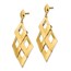 14K Brushed Post Dangle Chandelier Earrings - 43.75 mm