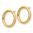 14K Circle Post Earrings - 20 mm