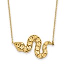 14K D/C Snake Necklace - 17.75 in.