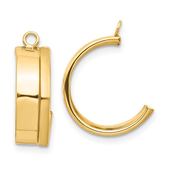 14K Dangle Earring Jacket - 17.41 mm 14K Dangle Earring Jacket - 17.41 mm