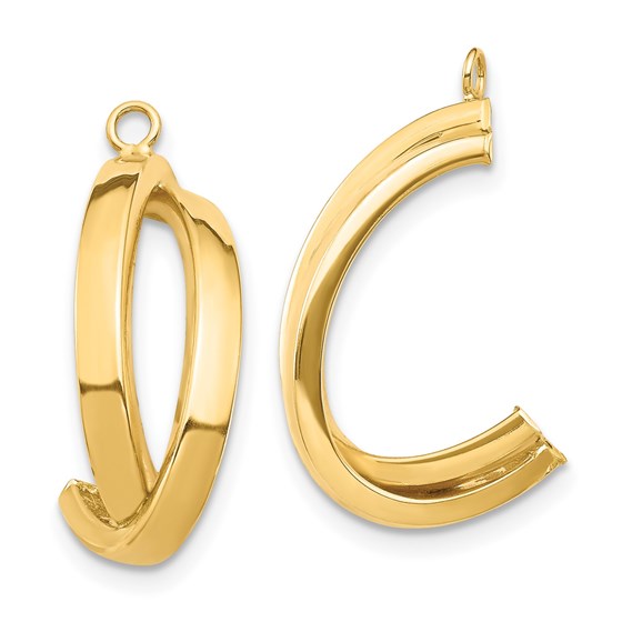 14K Dangle Earring Jacket - 21.84 mm 14K Dangle Earring Jacket - 21.84 mm