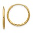 14k Diamond-cut 14 mm Endless Hoop Earring