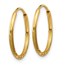 14k Diamond-cut 14 mm Endless Hoop Earring