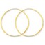 14k Diamond-cut 30 mm Endless Hoop Earring