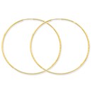 14k Diamond-cut 51 mm Endless Hoop Earring