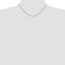 14k Diamond-cut Rose Gold 1.00 mm Spiga Chain Necklace - 16 in.