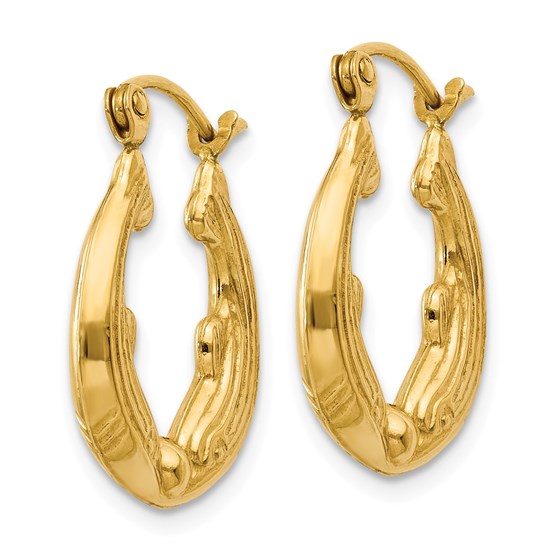 Buy 14k Dolphin Hoop Earrings | APMEX