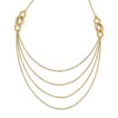 14K Four Layer Rope Chain Necklace - 18 in.
