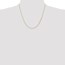 14k Gold 1.0 mm Diamond-cut Wheat Chain Necklace - 20 in.