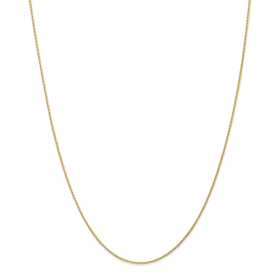 14k Gold 1.00 mm Parisian Wheat Chain Necklace - 18 in.