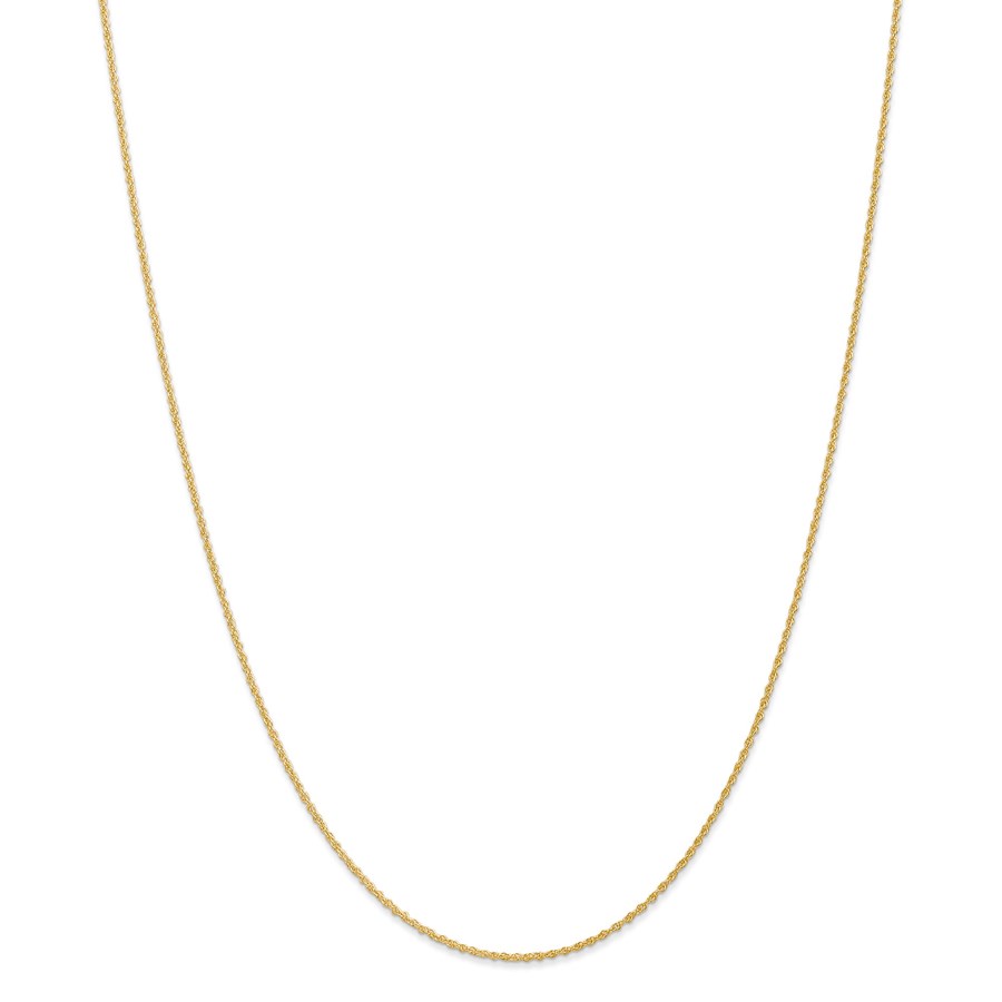 14k Gold 1.1 mm Baby Rope Chain Necklace - 16 in.