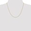 14k Gold 1.1 mm Baby Rope Chain Necklace - 20 in.