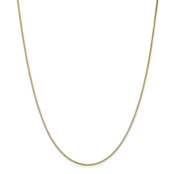 14k Gold 1.1 mm Box Chain - 18 in.