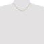 14k Gold 1.10 mm Singapore Chain Necklace - 16 in.