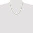 14k Gold 1.10 mm Singapore Chain Necklace - 20 in.