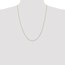 14k Gold 1.10 mm Singapore Chain Necklace - 24 in.