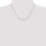 14k Gold 1.15 mm Rolo Pendant Chain Necklace - 18 in.