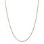 14k Gold 1.2 mm Diamond-cut Spiga Chain Necklace - 18 in.